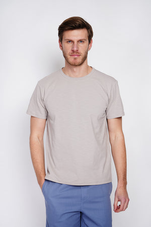 Round neck short sleeve t-shirt