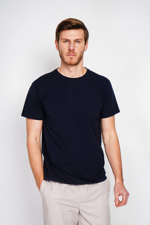 Round neck short sleeve t-shirt