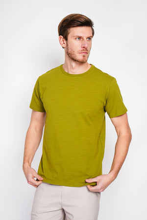 Round neck short sleeve t-shirt