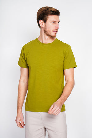 Round neck short sleeve t-shirt