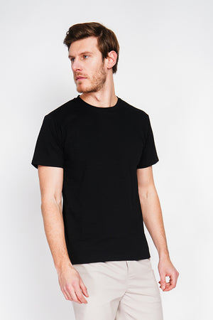 Round neck short sleeve t-shirt