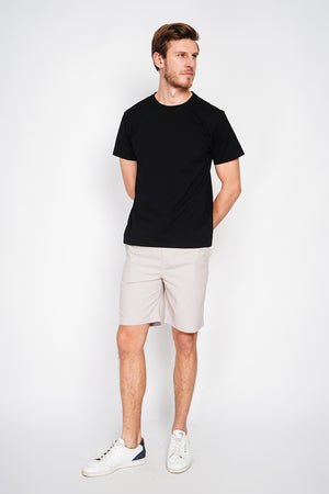 Round neck short sleeve t-shirt