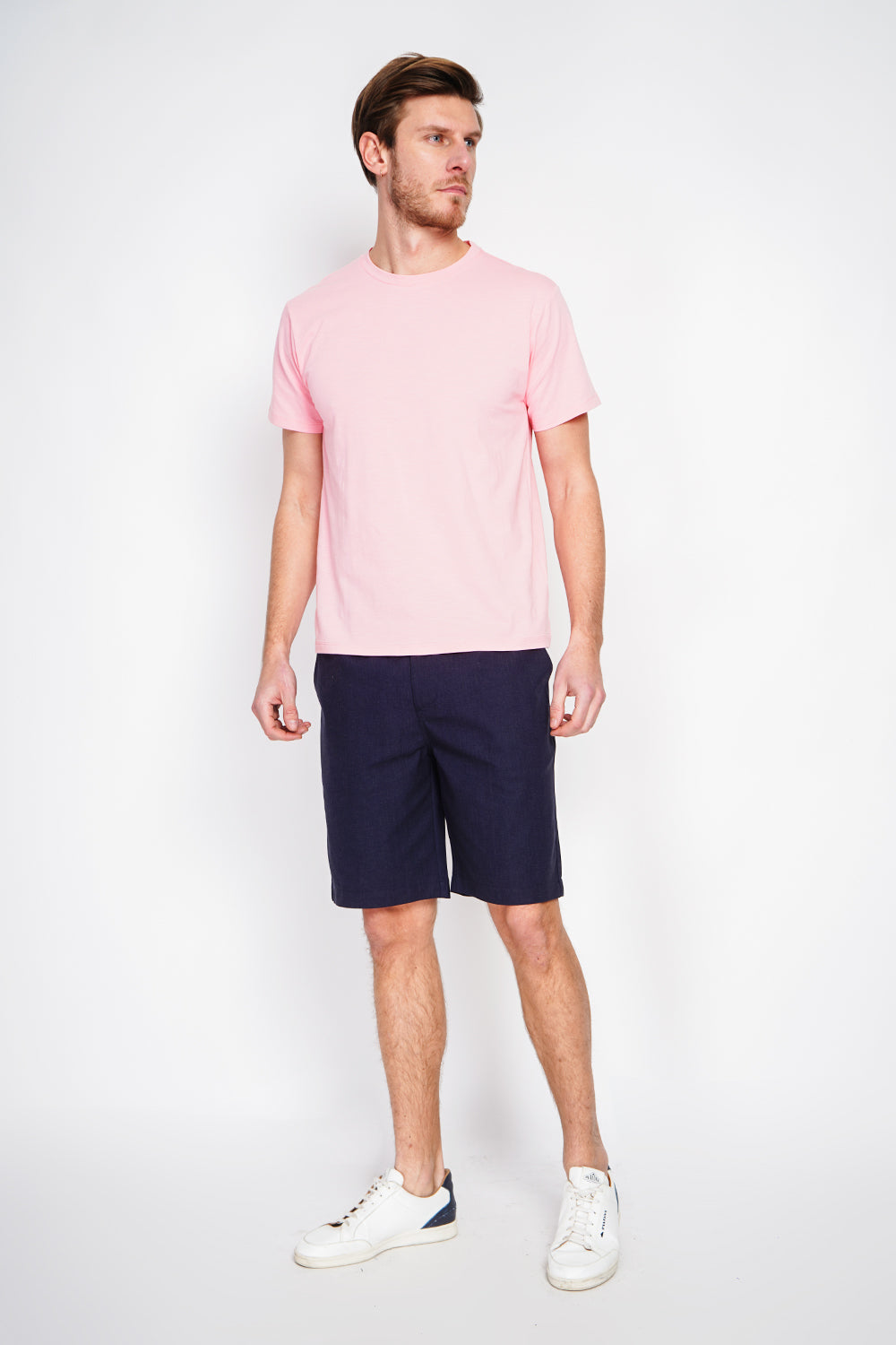 Round neck short sleeve t-shirt