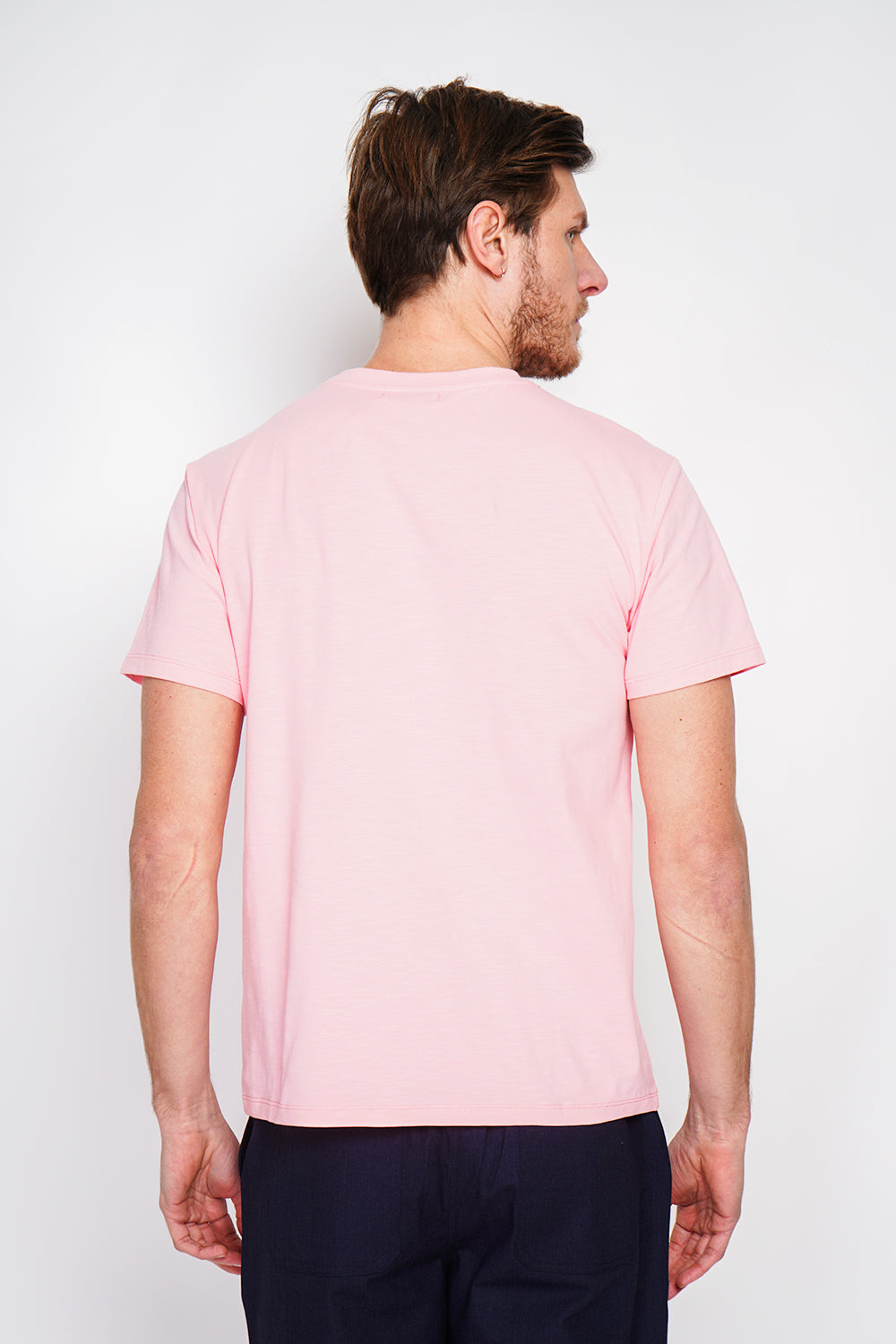 Round neck short sleeve t-shirt