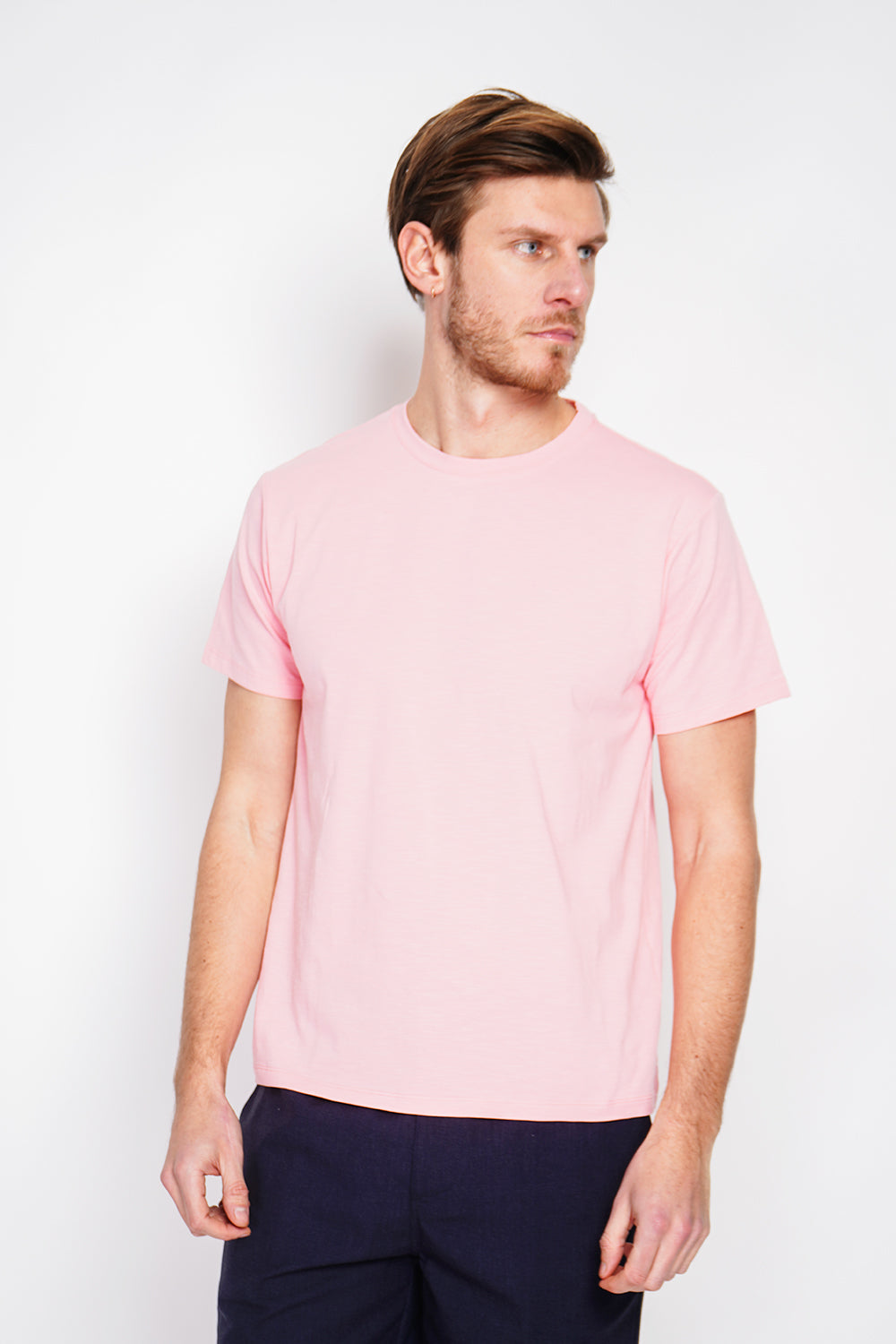 Round neck short sleeve t-shirt