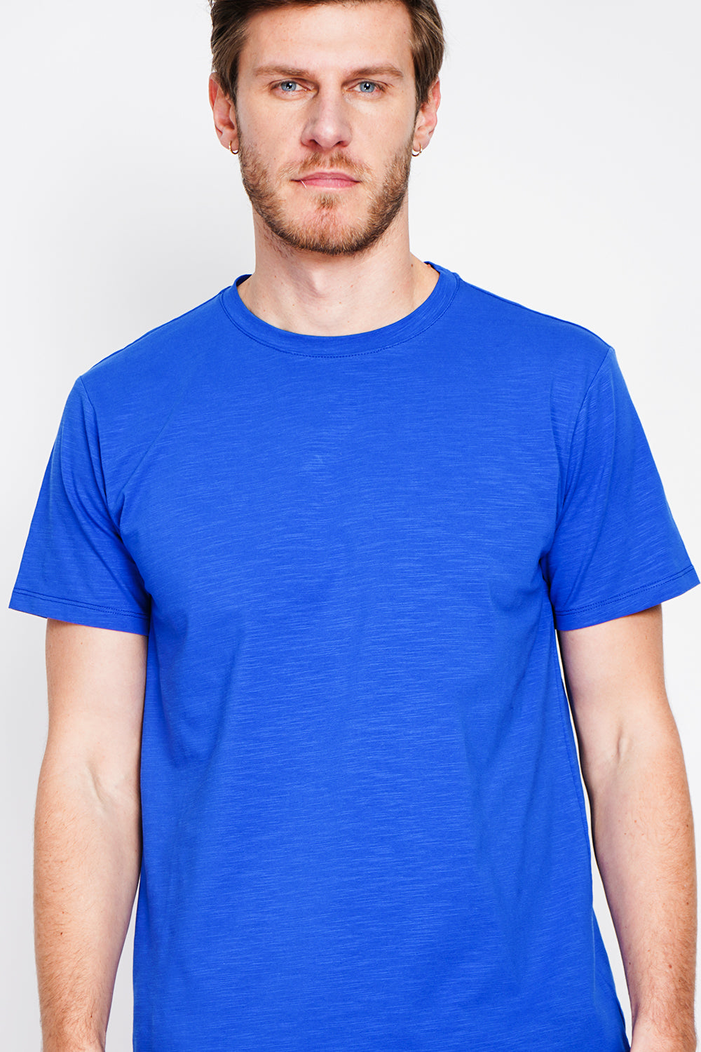 Round neck short sleeve t-shirt