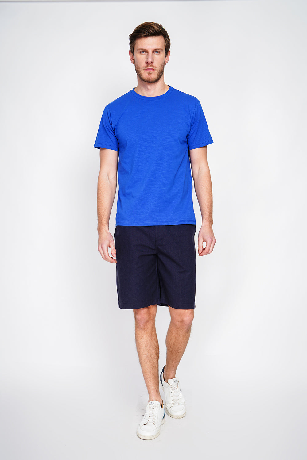 Round neck short sleeve t-shirt