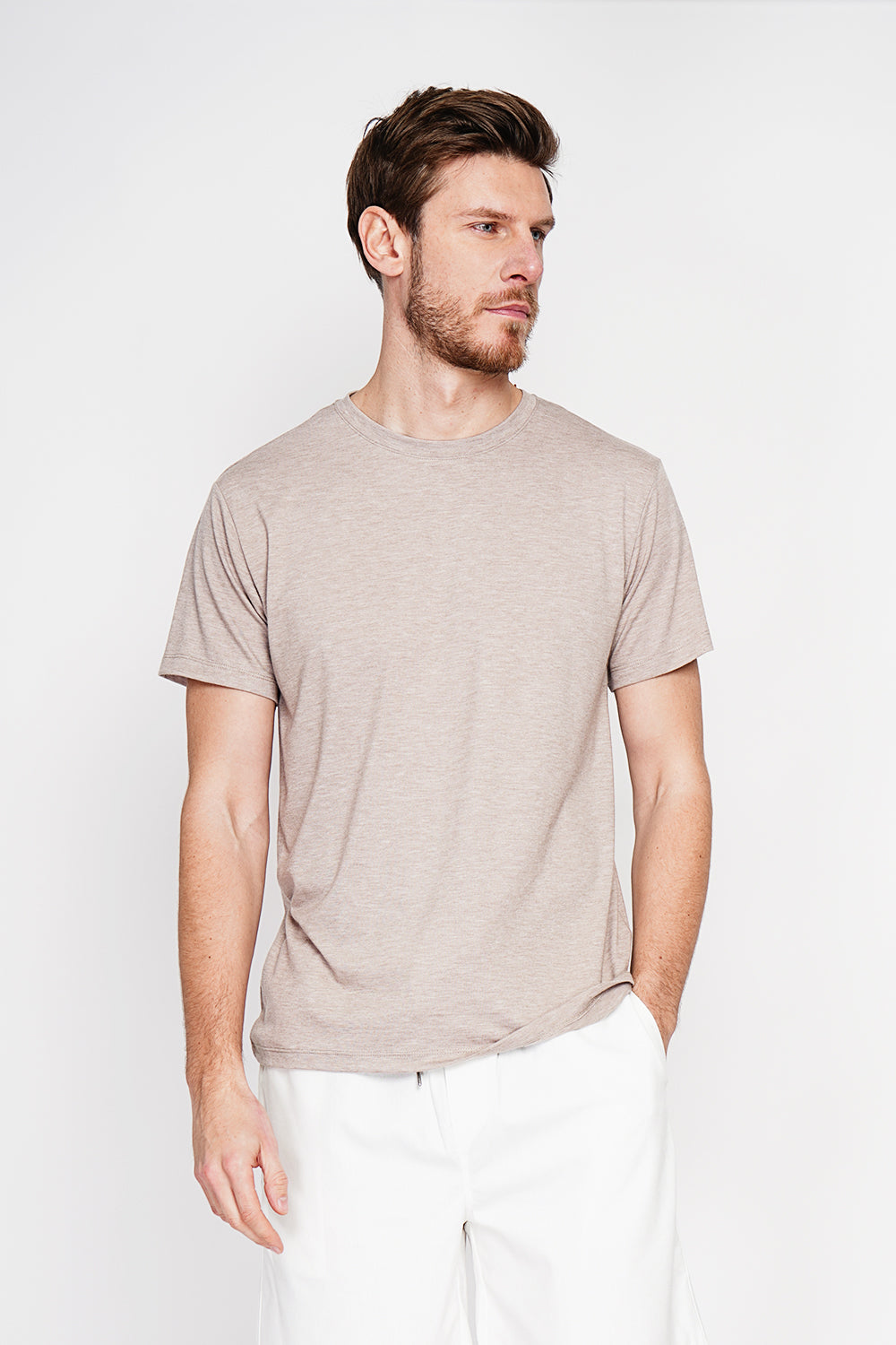 T-shirt col rond manches courtes – Lin – Secret du Lin