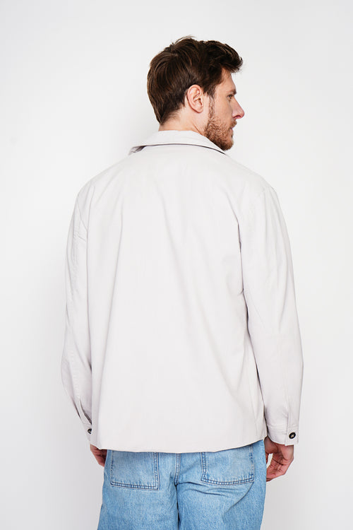 Veste col classique boutonnée, à poches – Lin – Secret du Lin