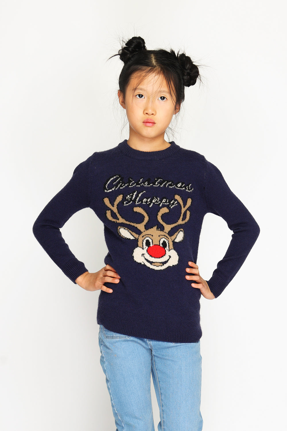 Children's long-sleeved Christmas sweater