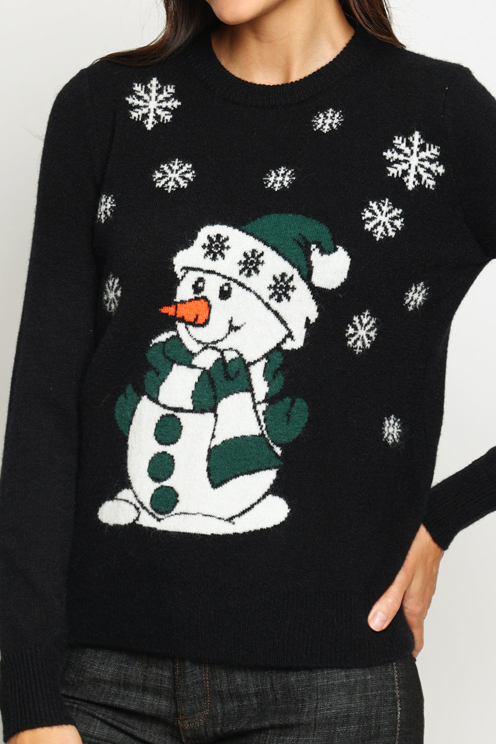 Women's long-sleeved Christmas sweater