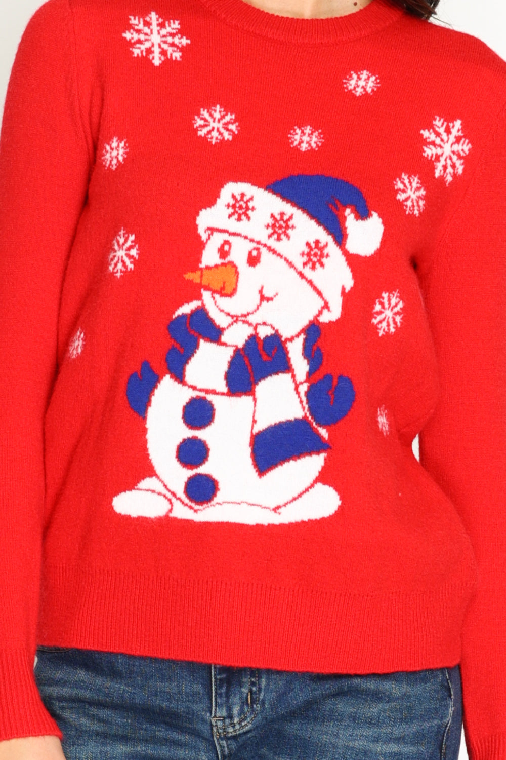 Women's long-sleeved Christmas sweater