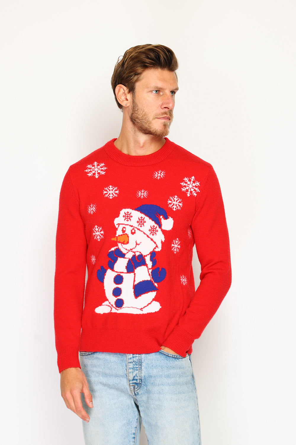 Men's long-sleeved Christmas sweater