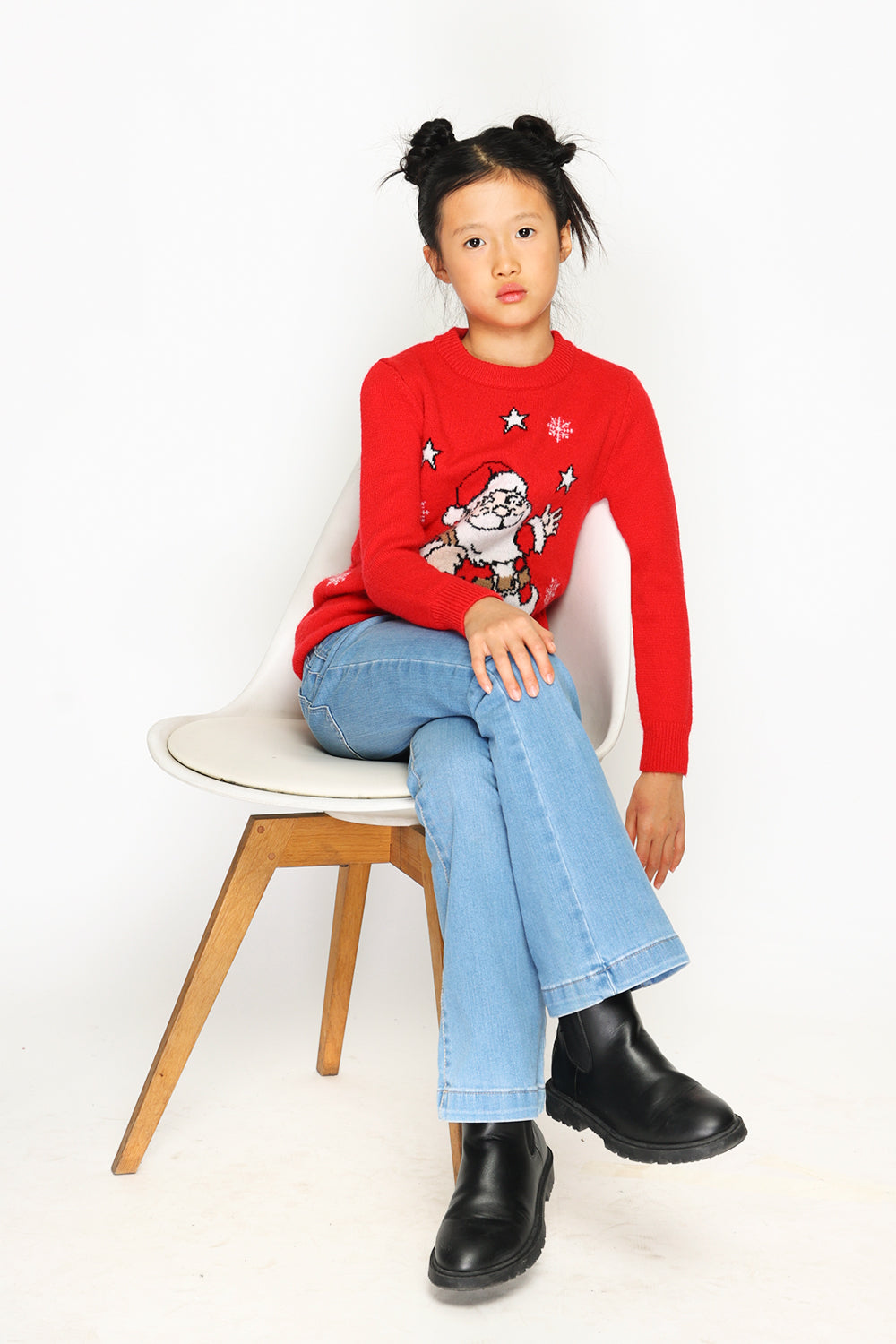 Children's long-sleeved Christmas sweater