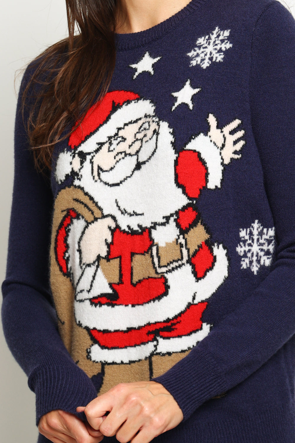 Women's long-sleeved Christmas sweater