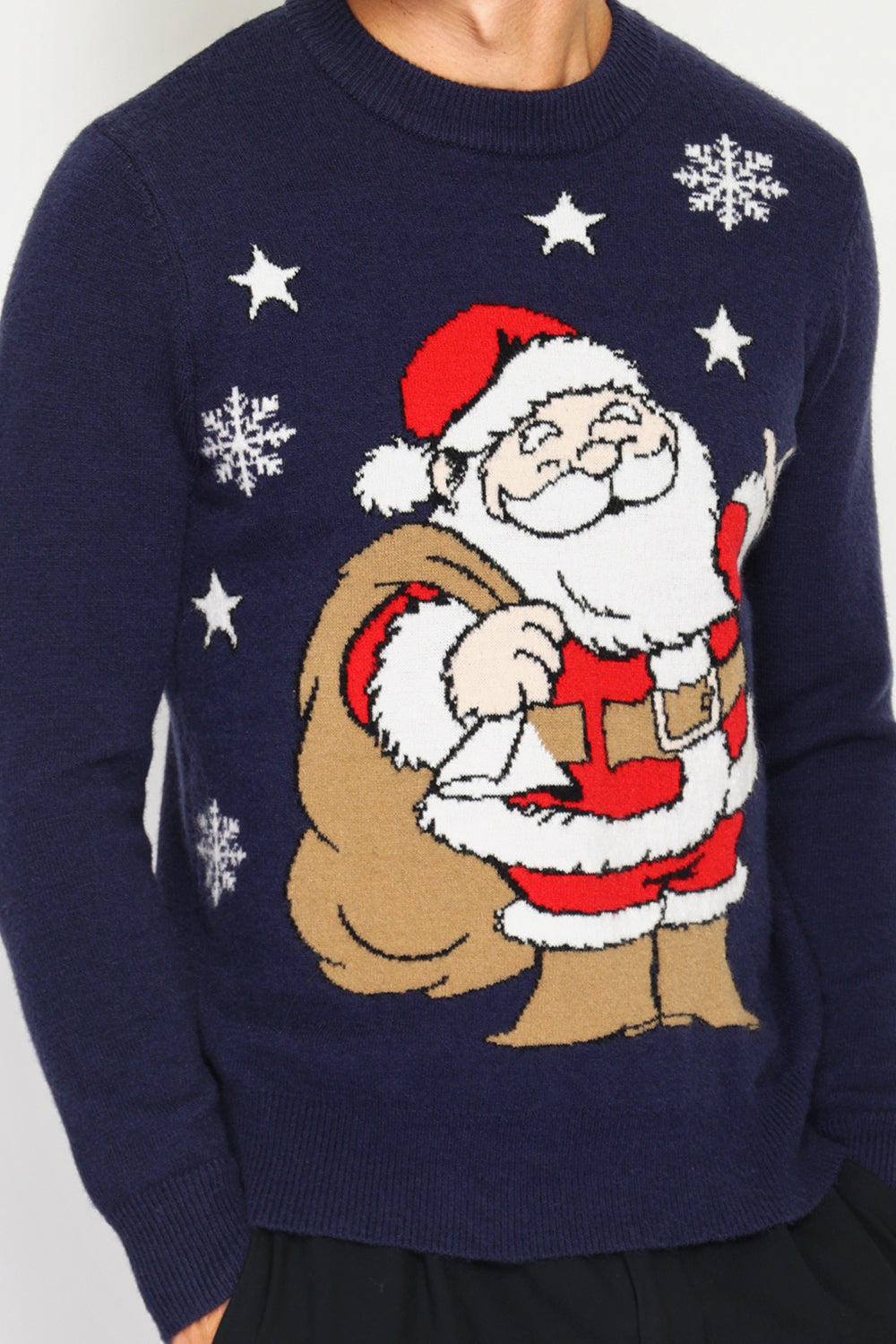 Men's long-sleeved Christmas sweater