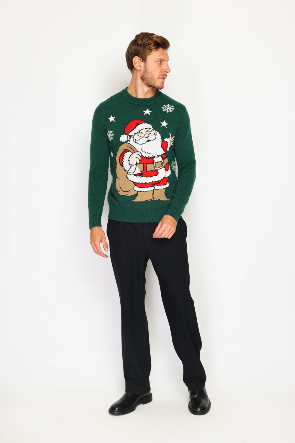 Men's long-sleeved Christmas sweater