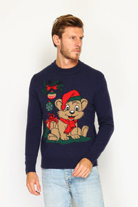 Men's long-sleeved Christmas sweater