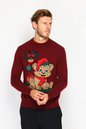 Men's long-sleeved Christmas sweater