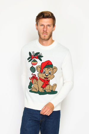 Men's long-sleeved Christmas sweater