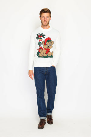 Men's long-sleeved Christmas sweater