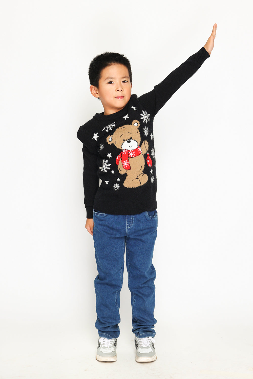 Children's long-sleeved Christmas sweater