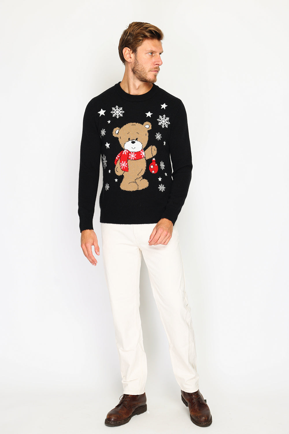 Men's long-sleeved Christmas sweater