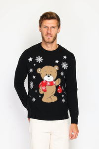 Men's long-sleeved Christmas sweater