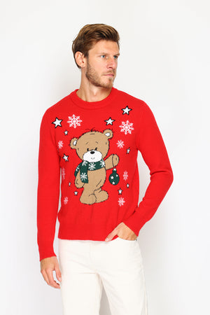 Men's long-sleeved Christmas sweater