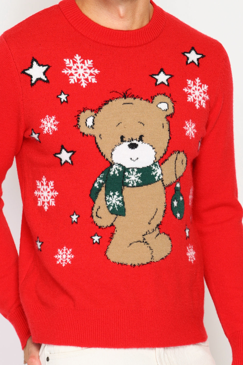 Men's long-sleeved Christmas sweater