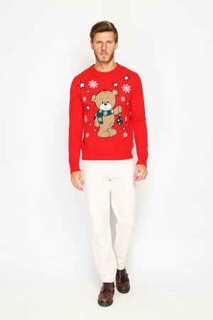 Men's long-sleeved Christmas sweater