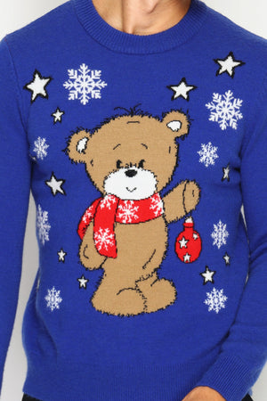 Men's long-sleeved Christmas sweater