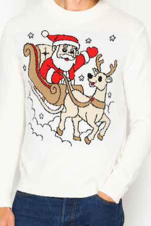 Men's long-sleeved Christmas sweater