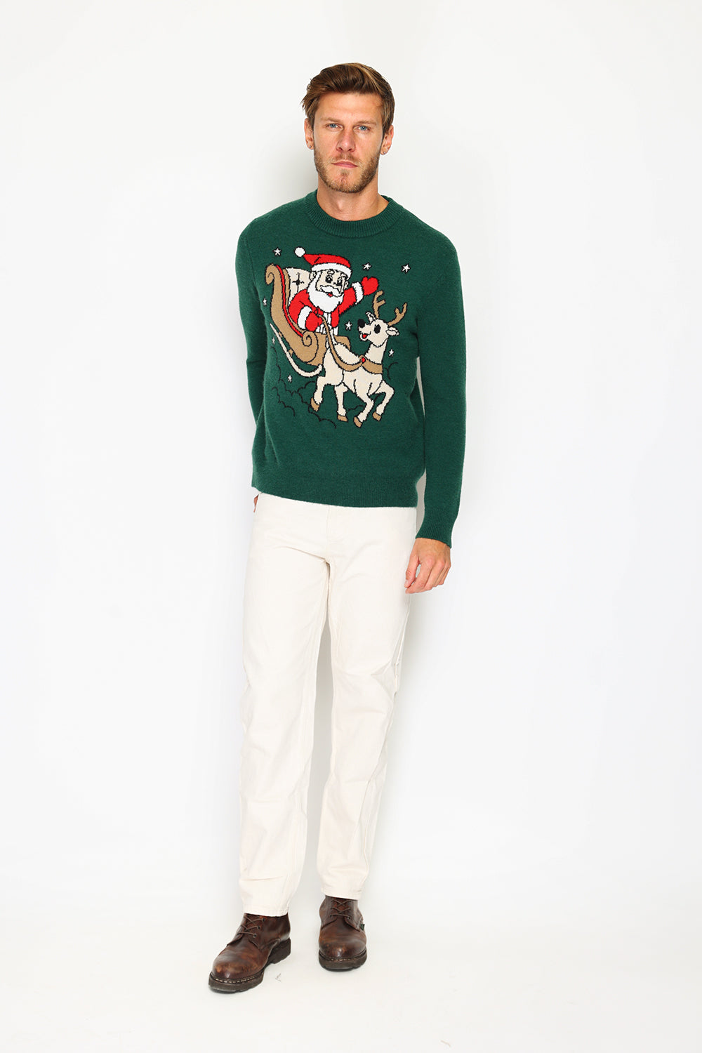 Men's long-sleeved Christmas sweater