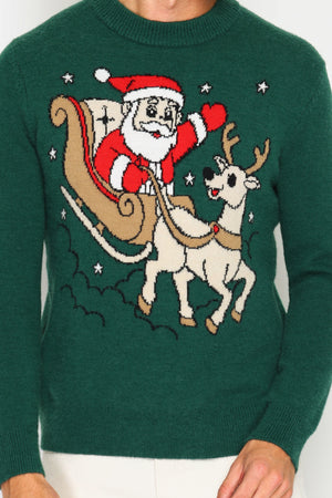 Men's long-sleeved Christmas sweater