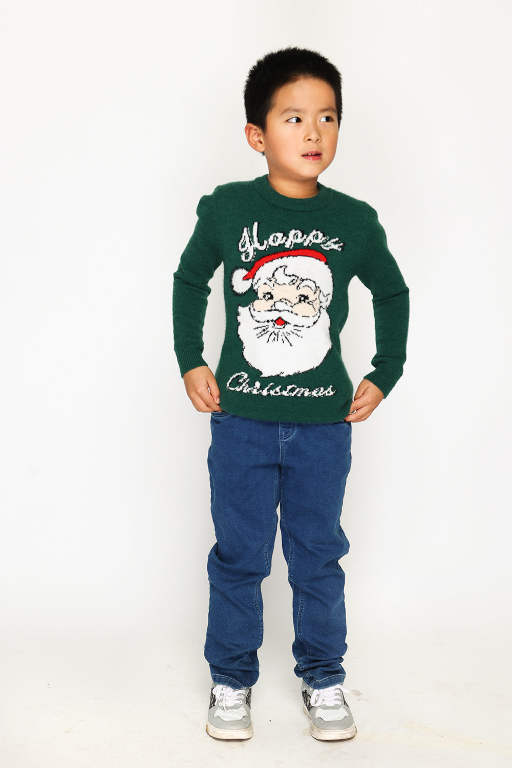 Children's long-sleeved Christmas sweater