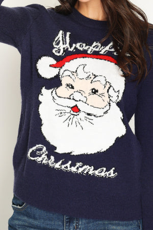 Women's long-sleeved Christmas sweater