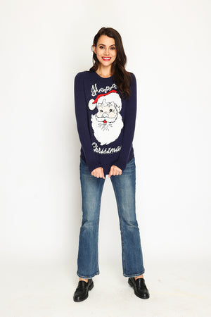 Women's long-sleeved Christmas sweater