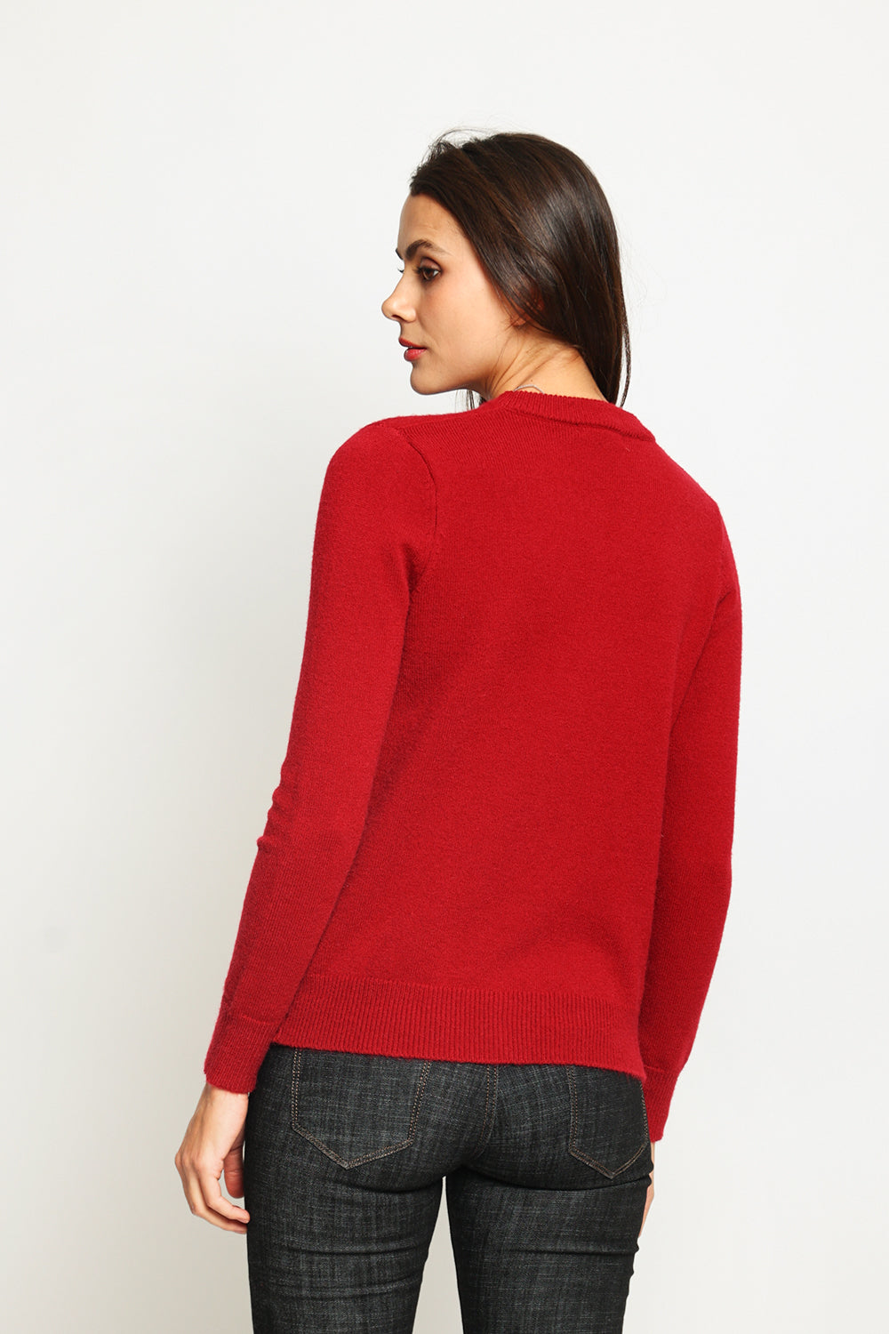 Women's long-sleeved Christmas sweater