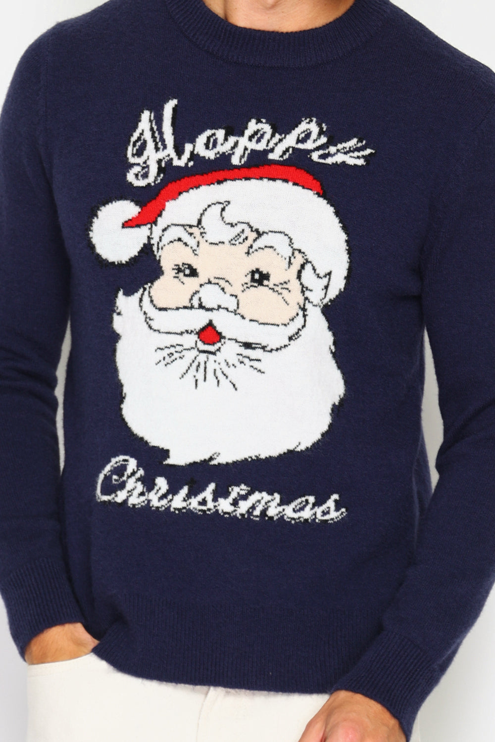 Men's long-sleeved Christmas sweater