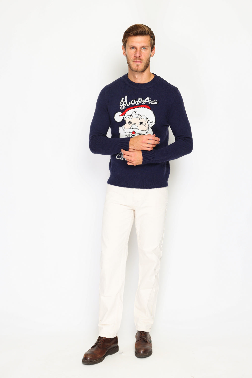 Men's long-sleeved Christmas sweater