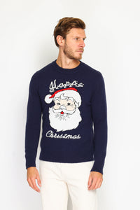 Men's long-sleeved Christmas sweater