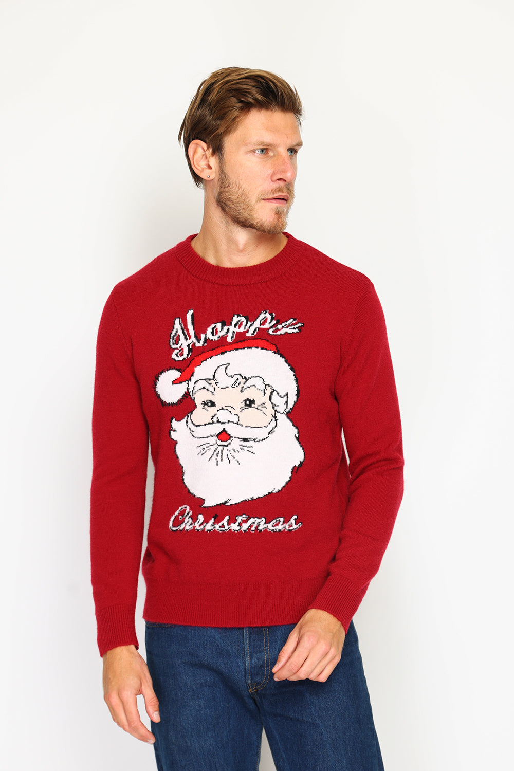 Men's long-sleeved Christmas sweater