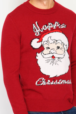 Men's long-sleeved Christmas sweater