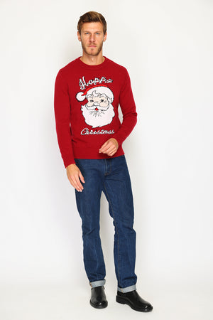 Men's long-sleeved Christmas sweater