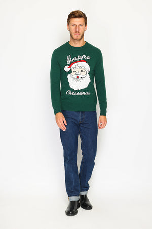 Men's long-sleeved Christmas sweater