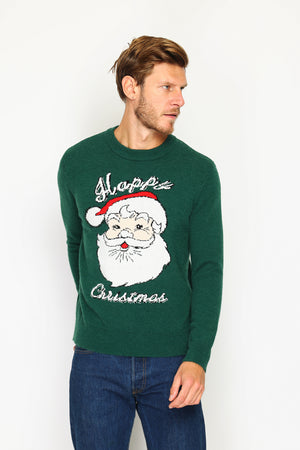 Men's long-sleeved Christmas sweater