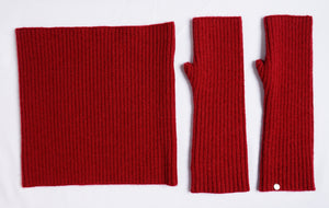 Ribbed neck warmer