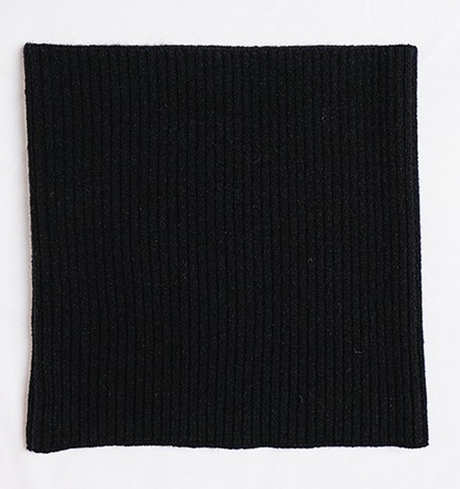 Ribbed neck warmer