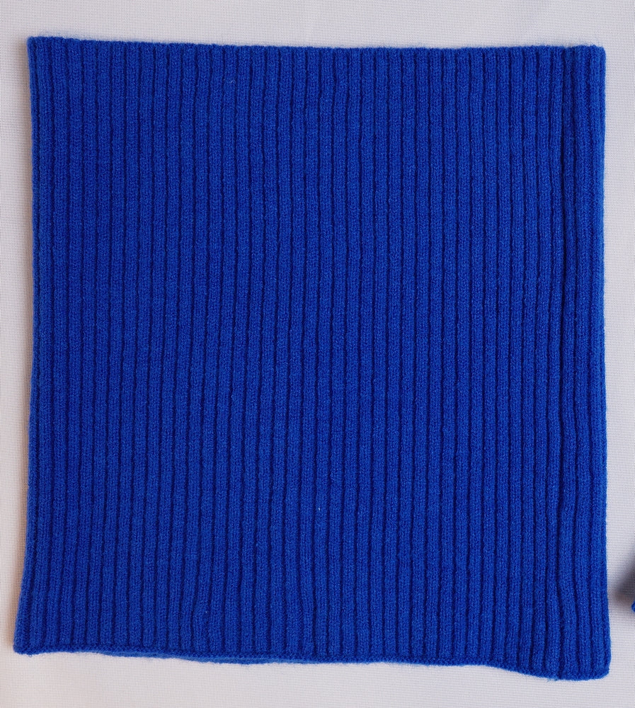 Ribbed neck warmer